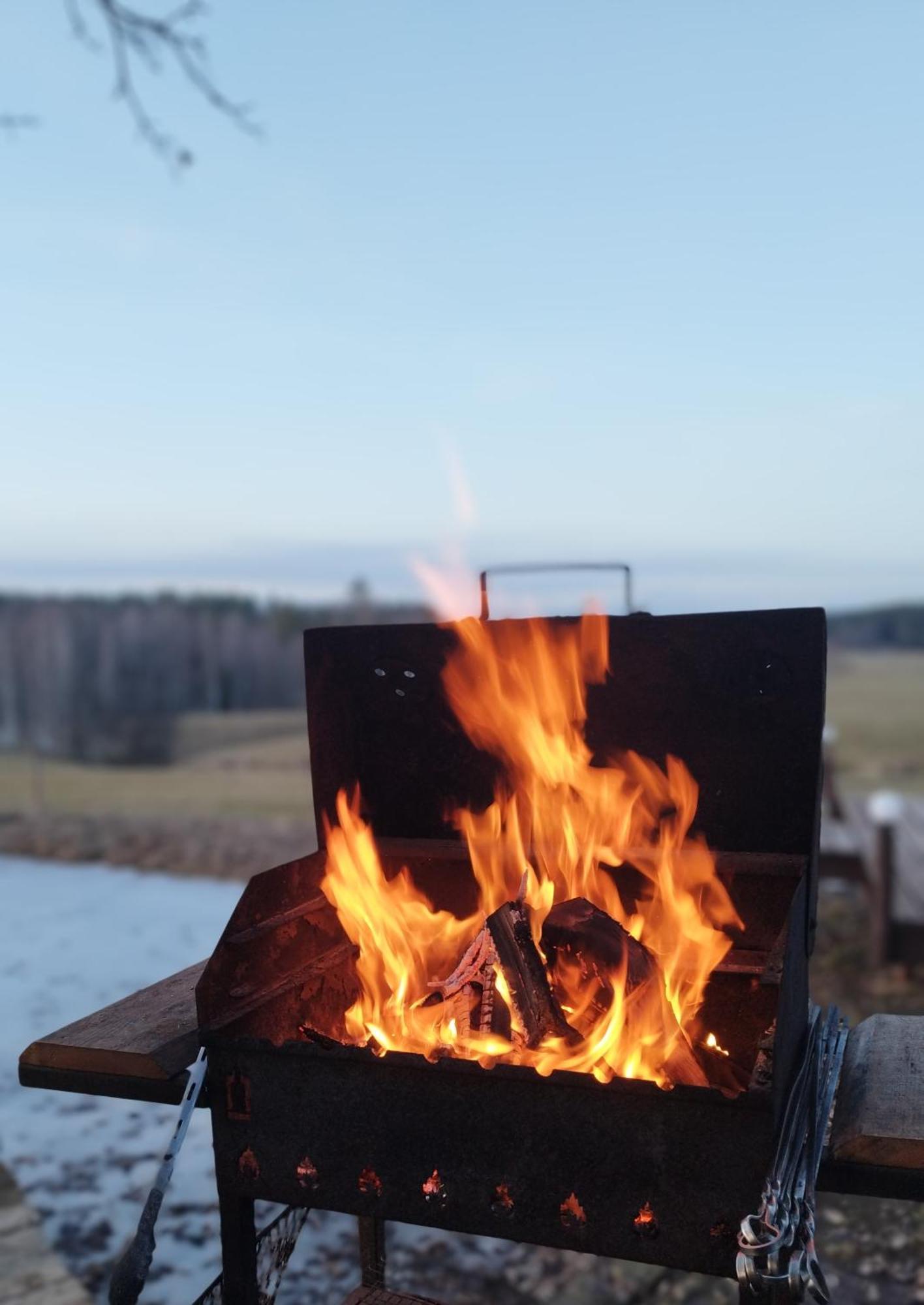 Вилла Unique Countryhouse & Sauna In Gauja Valley - Kakukalns Страупе Экстерьер фото