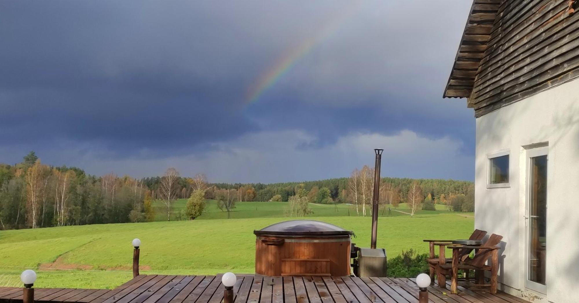 Вилла Unique Countryhouse & Sauna In Gauja Valley - Kakukalns Страупе Экстерьер фото