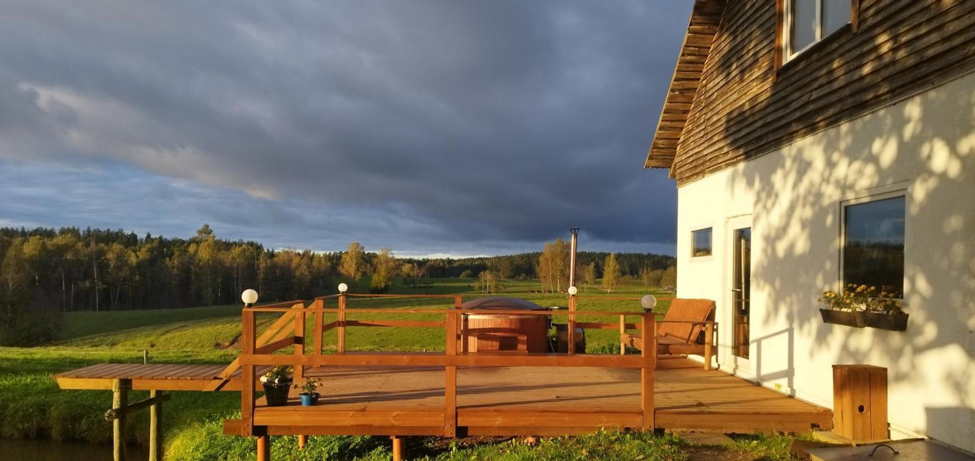 Вилла Unique Countryhouse & Sauna In Gauja Valley - Kakukalns Страупе Экстерьер фото